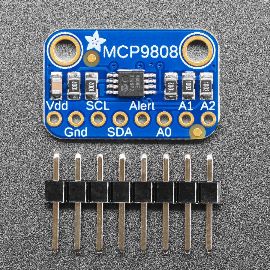 MCP9808 High Accuracy I2C Temperature Sensor Breakout Board by Adafruit - The Pi Hut