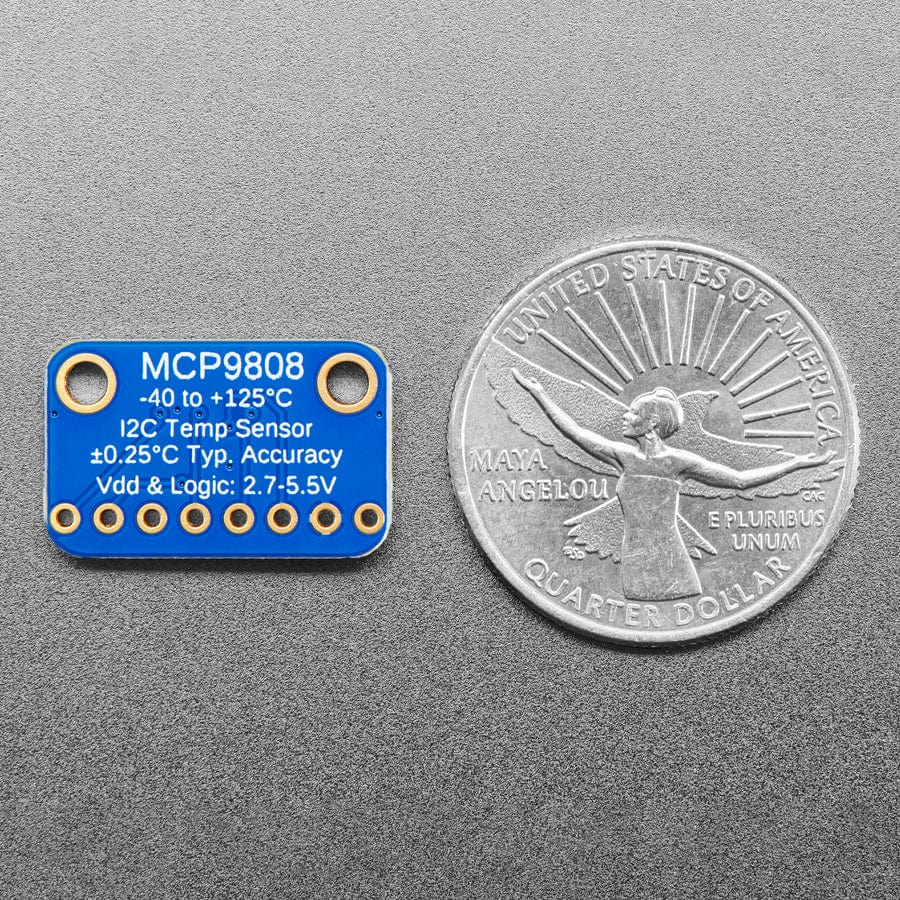MCP9808 High Accuracy I2C Temperature Sensor Breakout Board by Adafruit - The Pi Hut