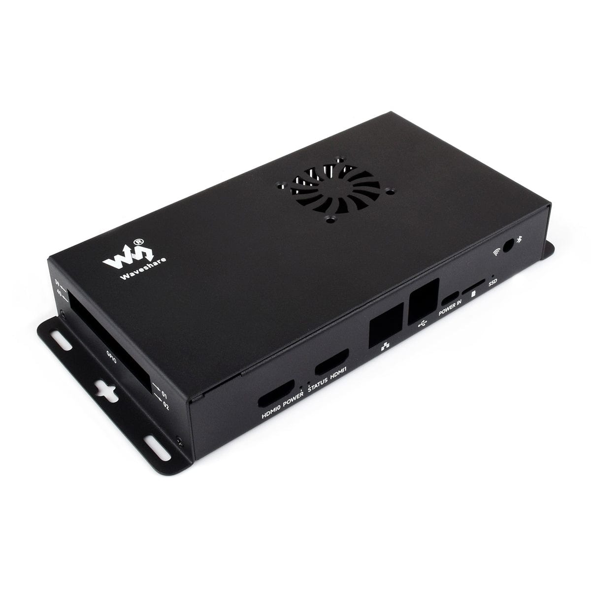 Metal Case for Raspberry Pi Compute Module 5 IO Board by Waveshare - The Pi Hut