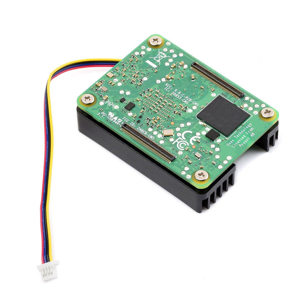 Metal Cooling Fan for Raspberry Pi Compute Module 5 by Waveshare - The Pi Hut