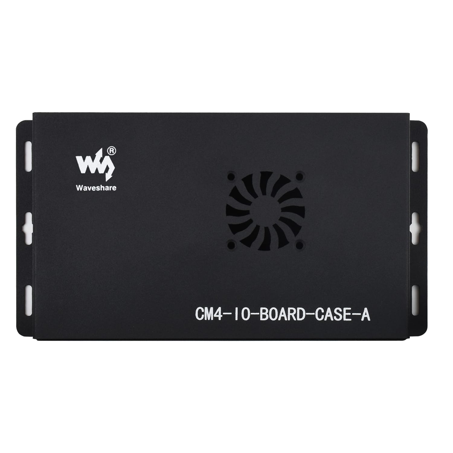 Metal Enclosure for Compute Module 4 IO Board (with Cooling Fan) by Waveshare - The Pi Hut
