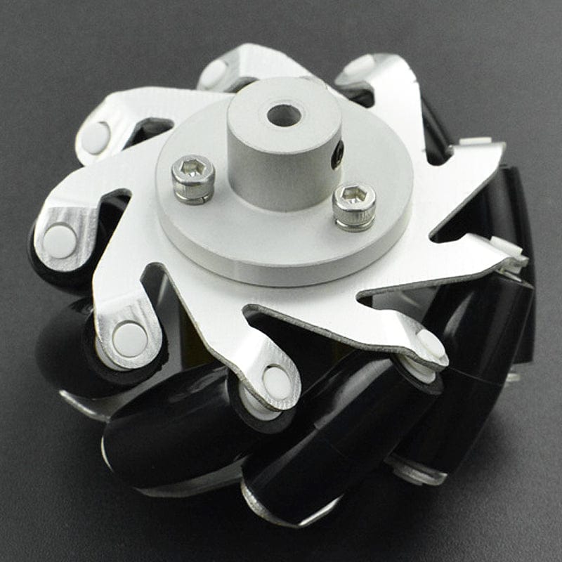 Metal Mecanum Wheel with Motor Shaft Coupling (65mm) - Right by DFRobot - The Pi Hut