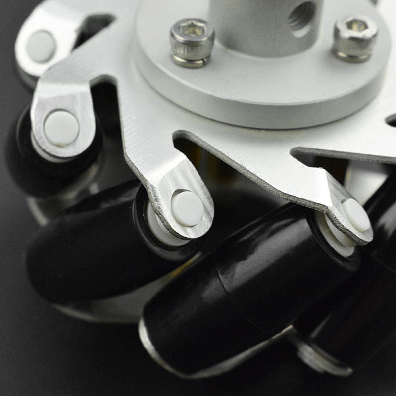 Metal Mecanum Wheel with Motor Shaft Coupling (65mm) - Right by DFRobot - The Pi Hut