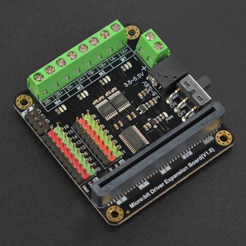 micro:Driver - Driver Expansion Board for micro:bit by DFRobot - The Pi Hut