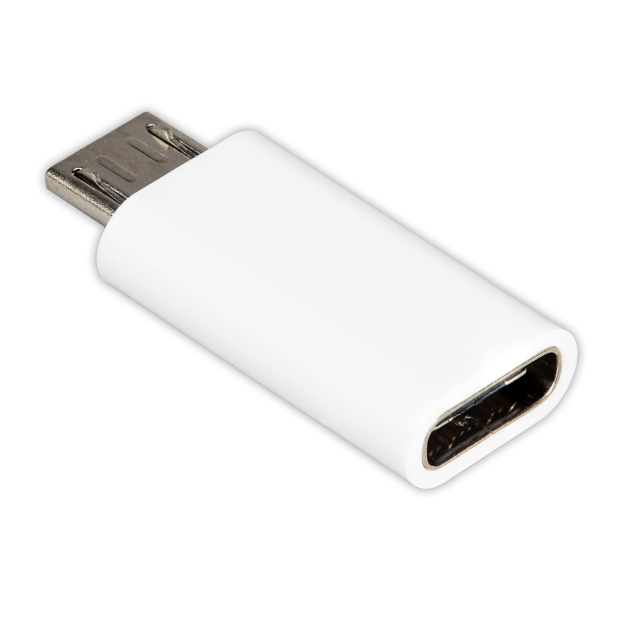 Micro-USB Male to USB-C Female Adapter by Raspberry Pi - The Pi Hut