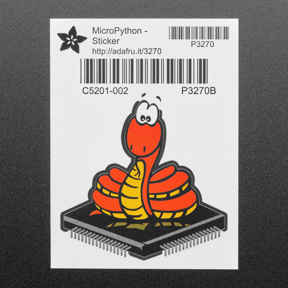 MicroPython Sticker by Adafruit - The Pi Hut