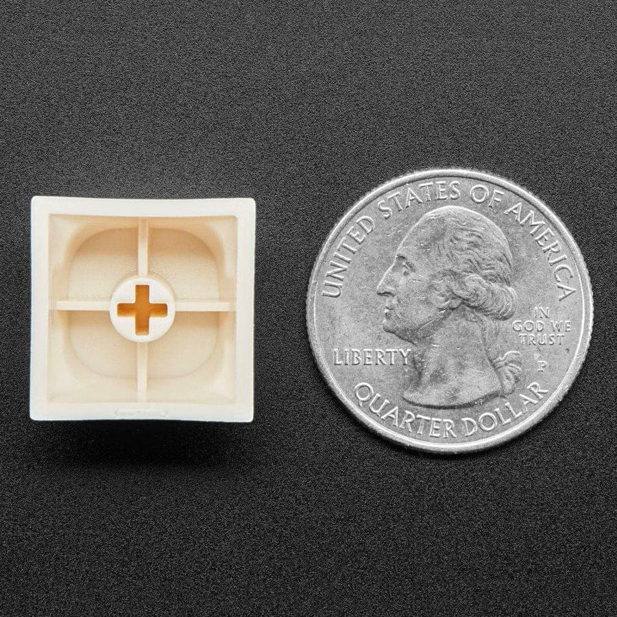 Milky White MA Keycaps for MX Compatible Switches - 5 pack by The Pi Hut - The Pi Hut