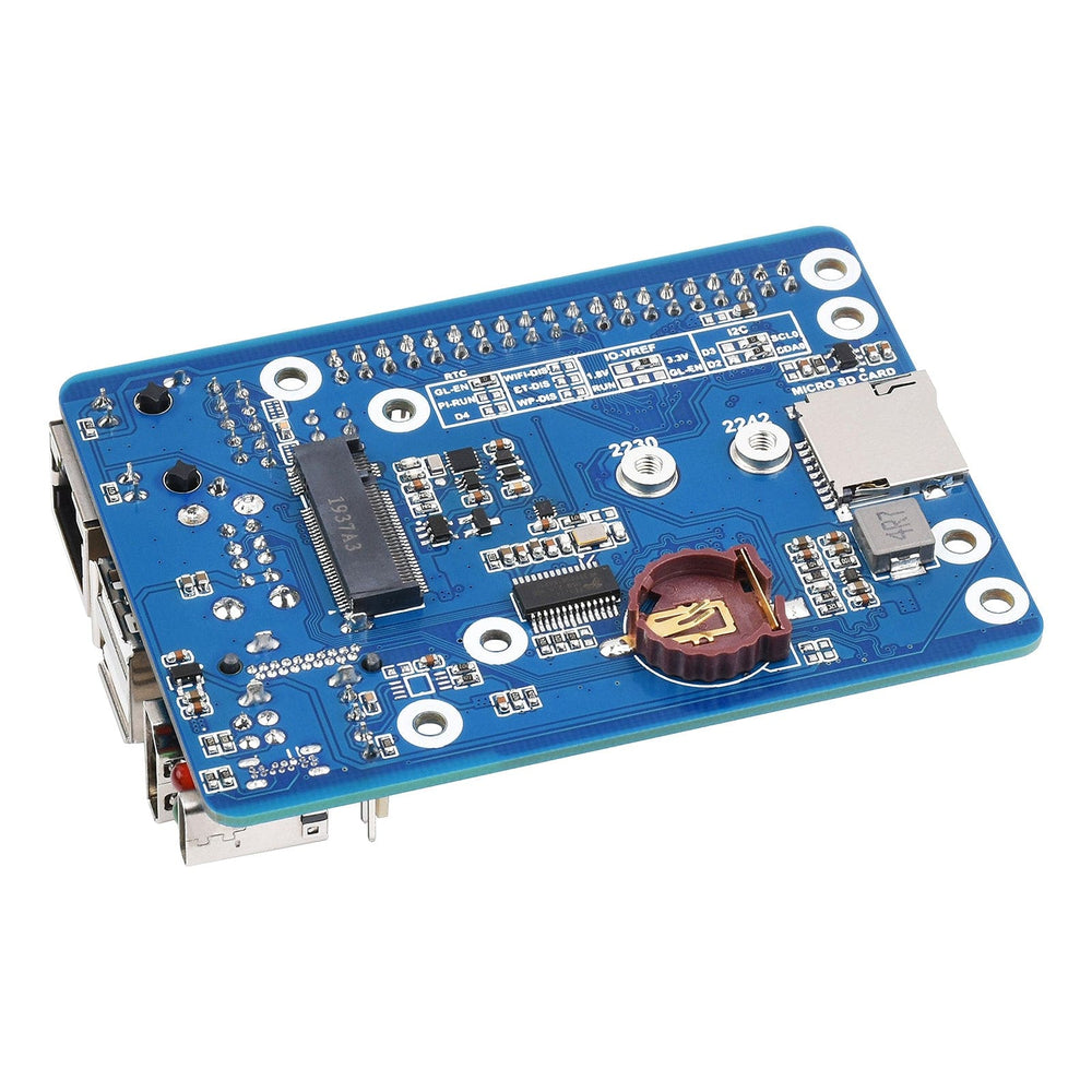 Mini Base Board (C) for Raspberry Pi Compute Module 4 by Waveshare - The Pi Hut