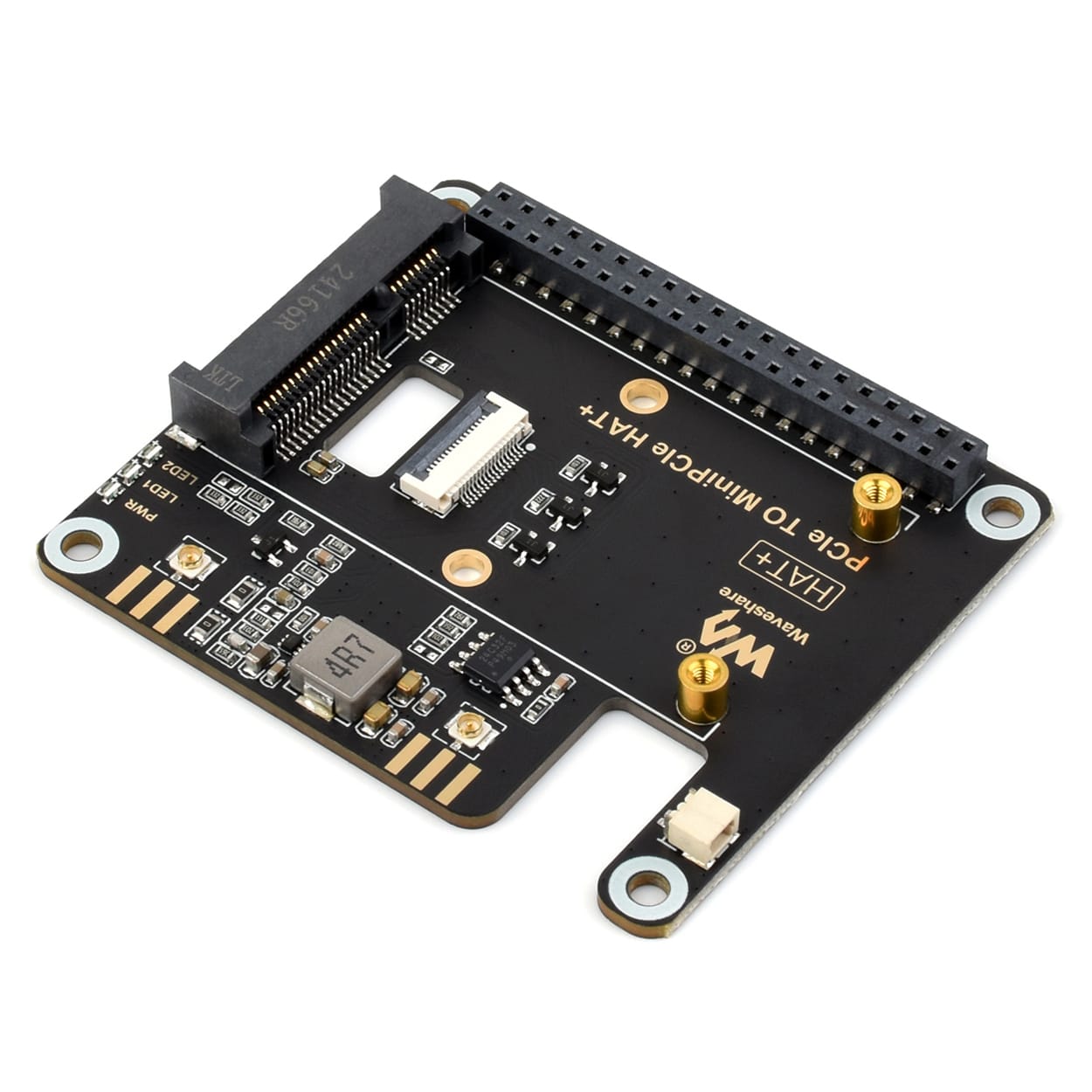 Mini PCIe HAT+ for Raspberry Pi 5 by Waveshare - The Pi Hut