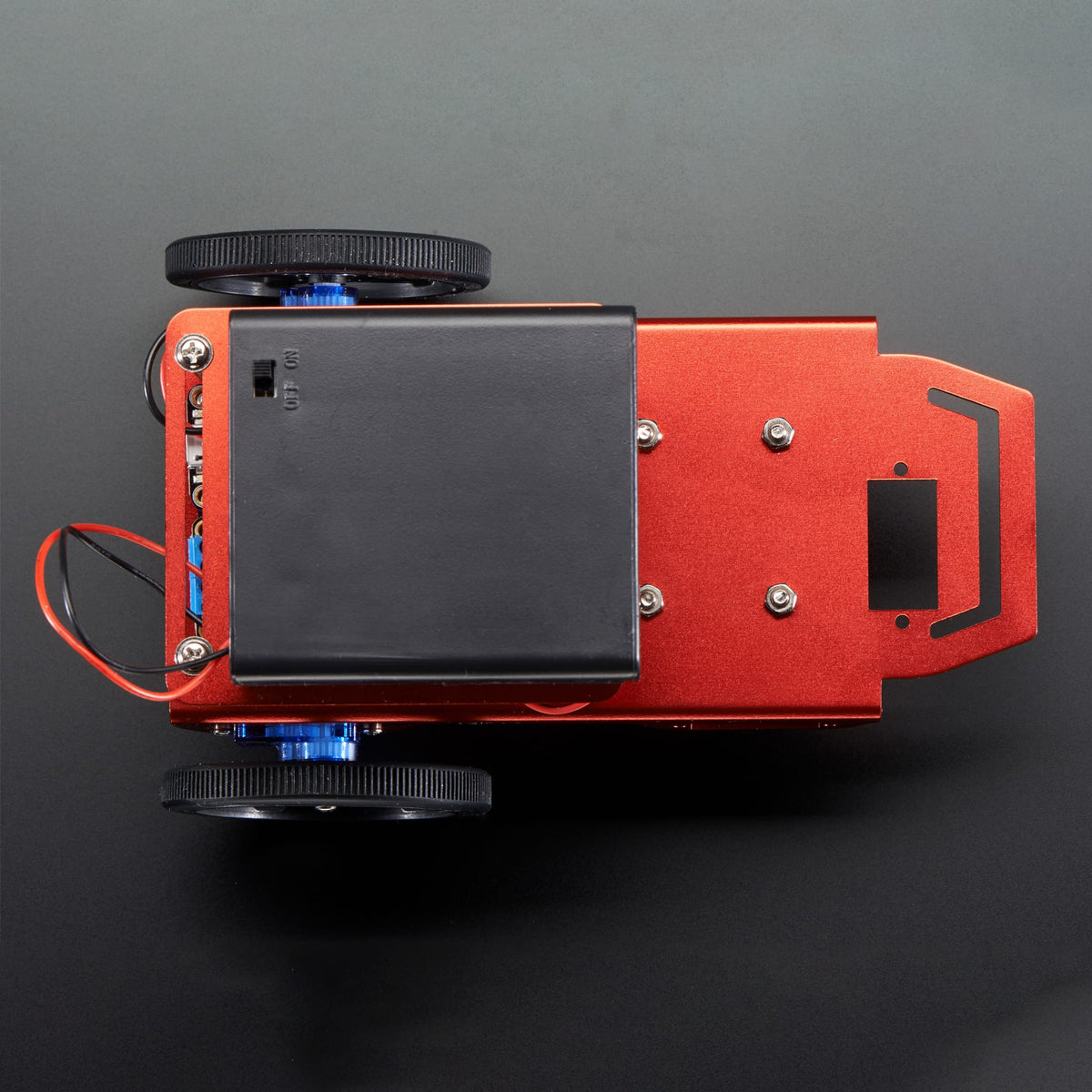 Mini Robot Rover Chassis Kit - 2WD with DC Motors by Adafruit - The Pi Hut