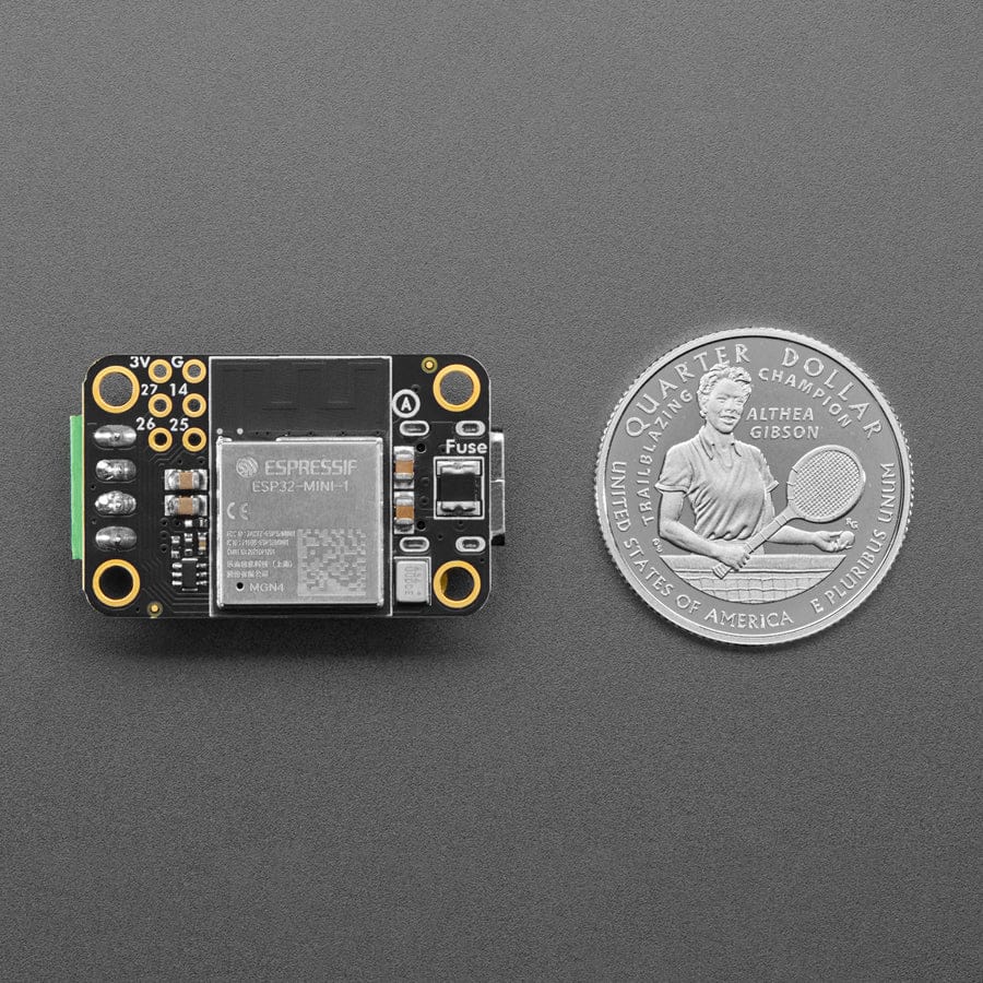 Mini Sparkle Motion with Pre-soldered Terminal Block - ESP32 NeoPixel LED Driver by Adafruit - The Pi Hut