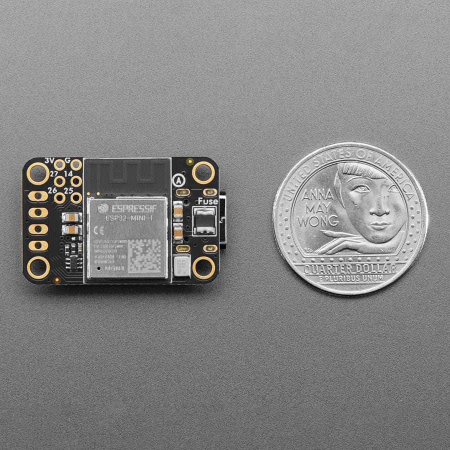 Mini Sparkle Motion - WLED-friendly ESP32 NeoPixel LED Driver by Adafruit - The Pi Hut