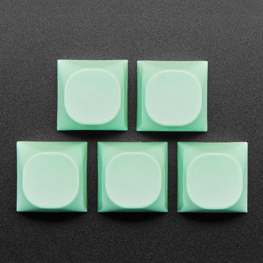 Mint Green MA Keycaps for MX Compatible Switches - 5 pack by The Pi Hut - The Pi Hut