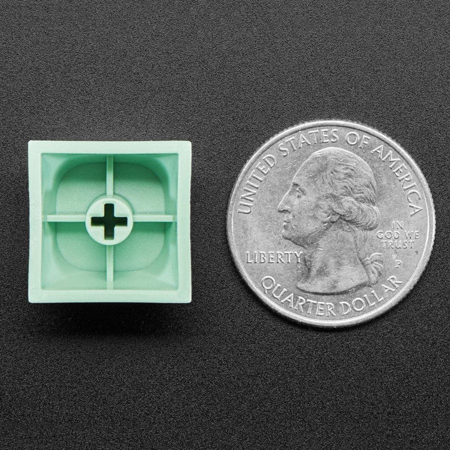 Mint Green MA Keycaps for MX Compatible Switches - 5 pack by The Pi Hut - The Pi Hut
