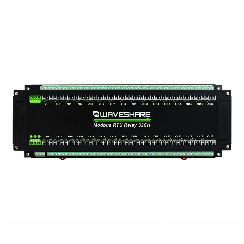 Modbus RTU 32-Channel Relay Module by Waveshare - The Pi Hut