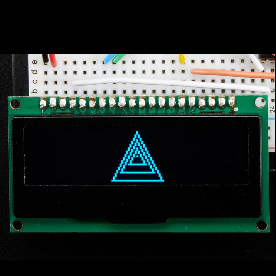 Monochrome 2.3" 128x32 OLED Graphic Display Module Kit by Adafruit - The Pi Hut