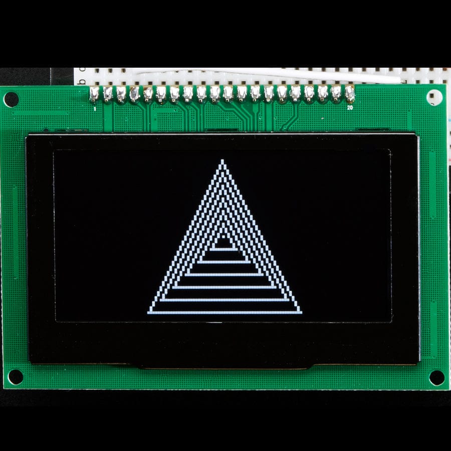 Monochrome 2.7" 128x64 OLED Graphic Display Module Kit by Adafruit - The Pi Hut