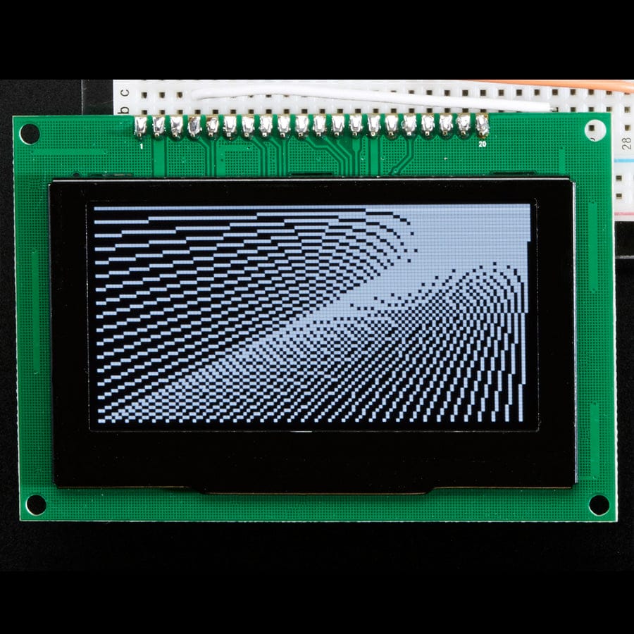 Monochrome 2.7" 128x64 OLED Graphic Display Module Kit by Adafruit - The Pi Hut