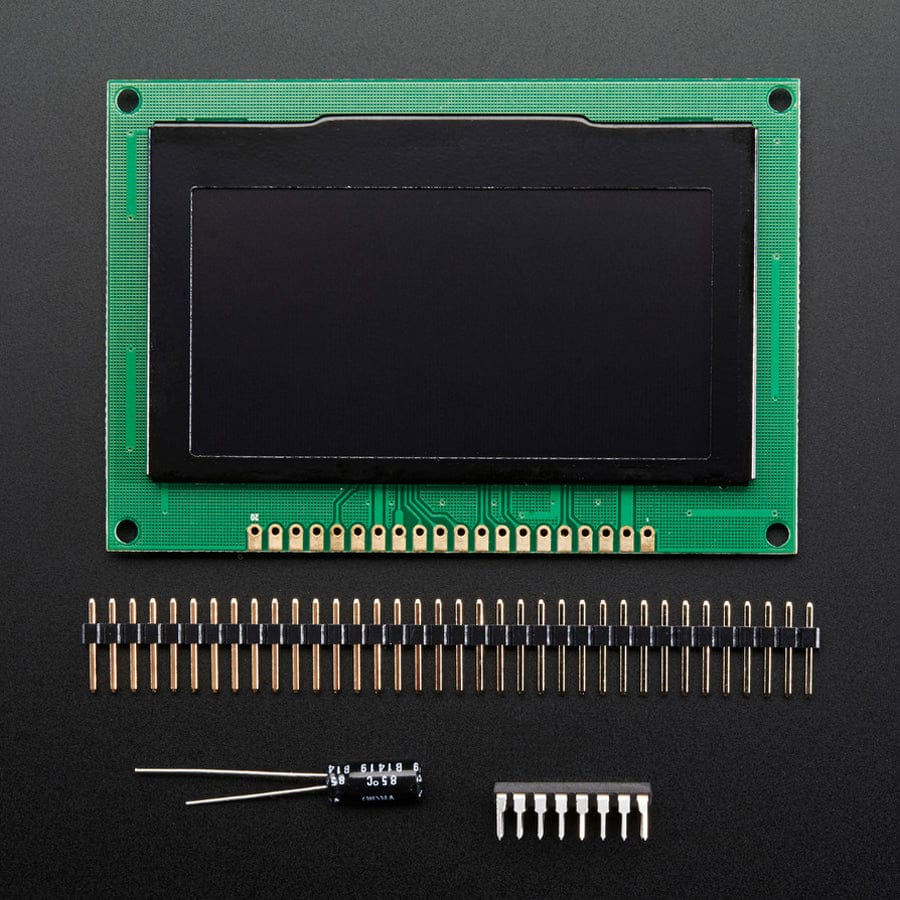Monochrome 2.7" 128x64 OLED Graphic Display Module Kit by Adafruit - The Pi Hut
