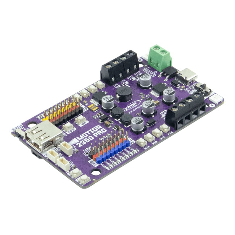 MOTION 2350 Pro - Advanced Robotics Controller for Beginners by Cytron - The Pi Hut