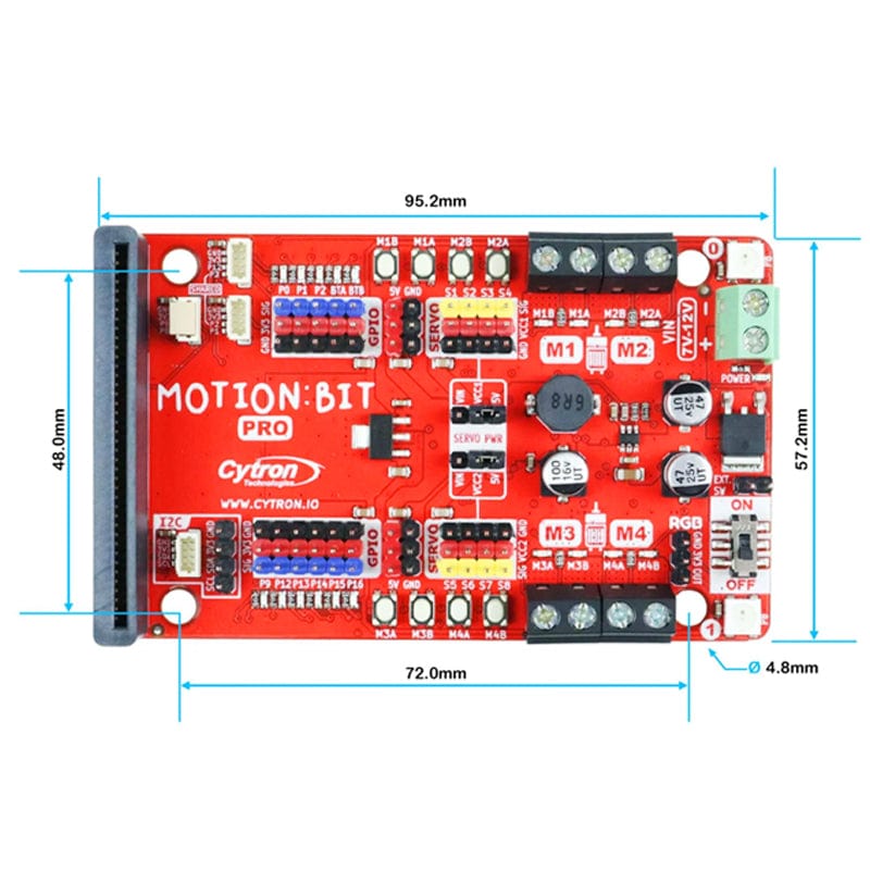 MOTION:BIT Pro for micro:bit by Cytron - The Pi Hut