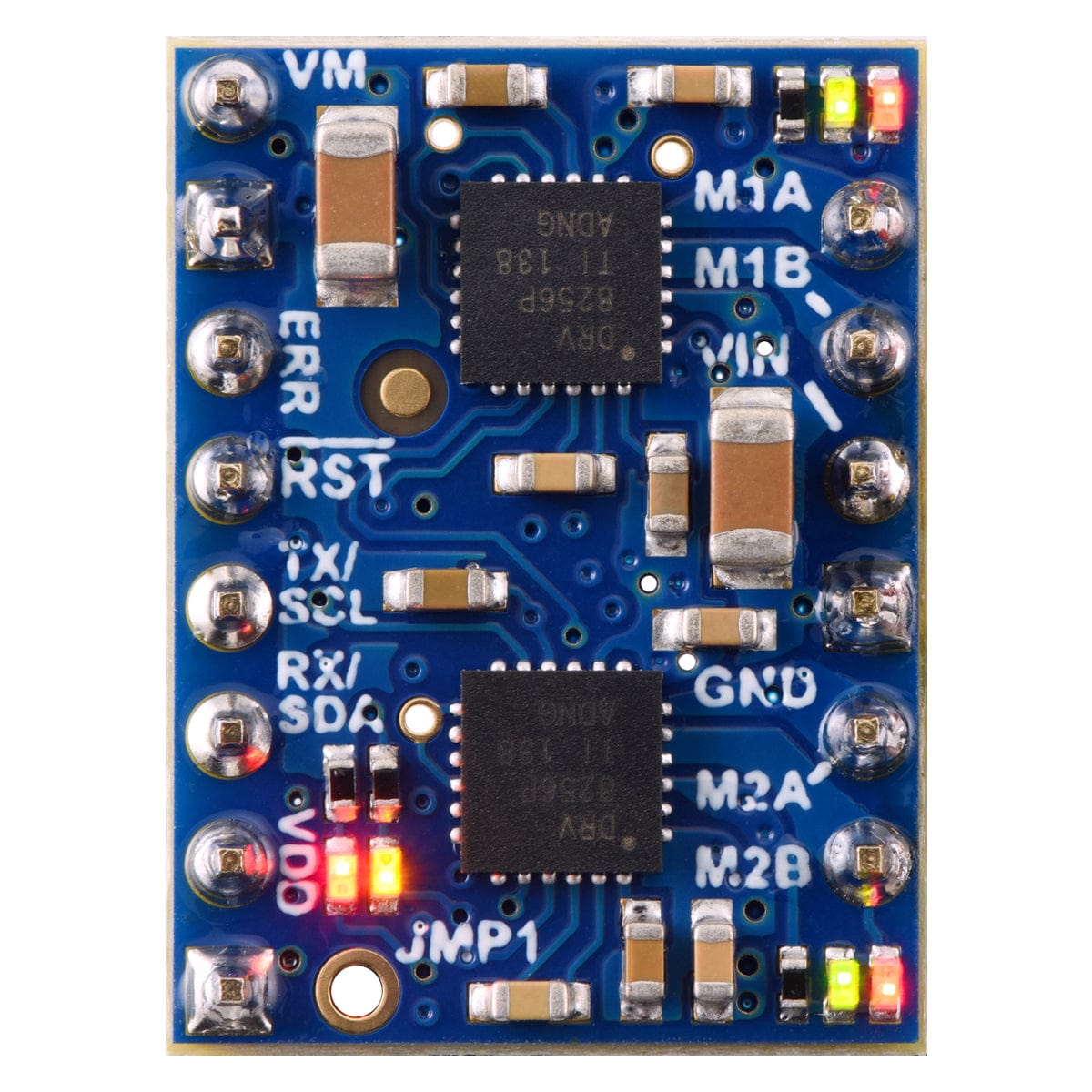 Motoron M2T256 Dual I²C Motor Controller (Pins Pre-soldered) by Pololu - The Pi Hut