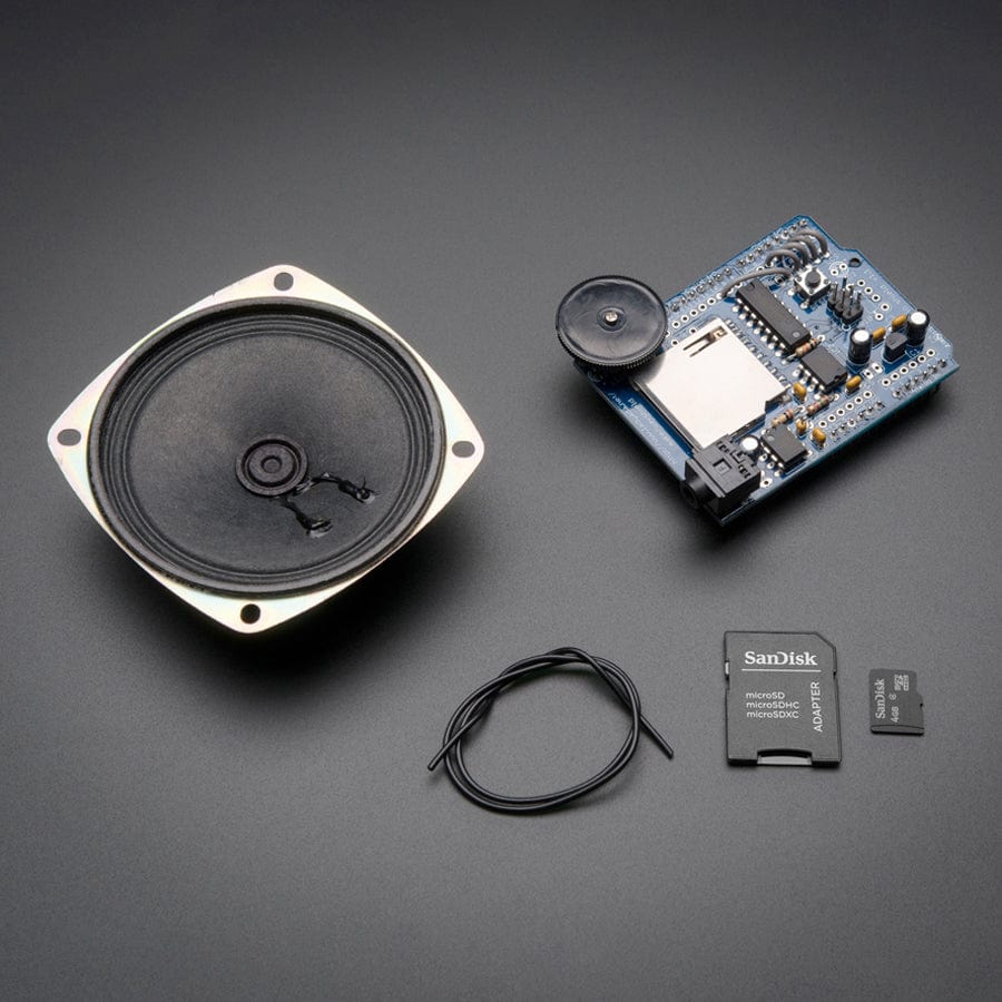 Music & sound add-on pack for Arduino (v1.1) by Adafruit - The Pi Hut
