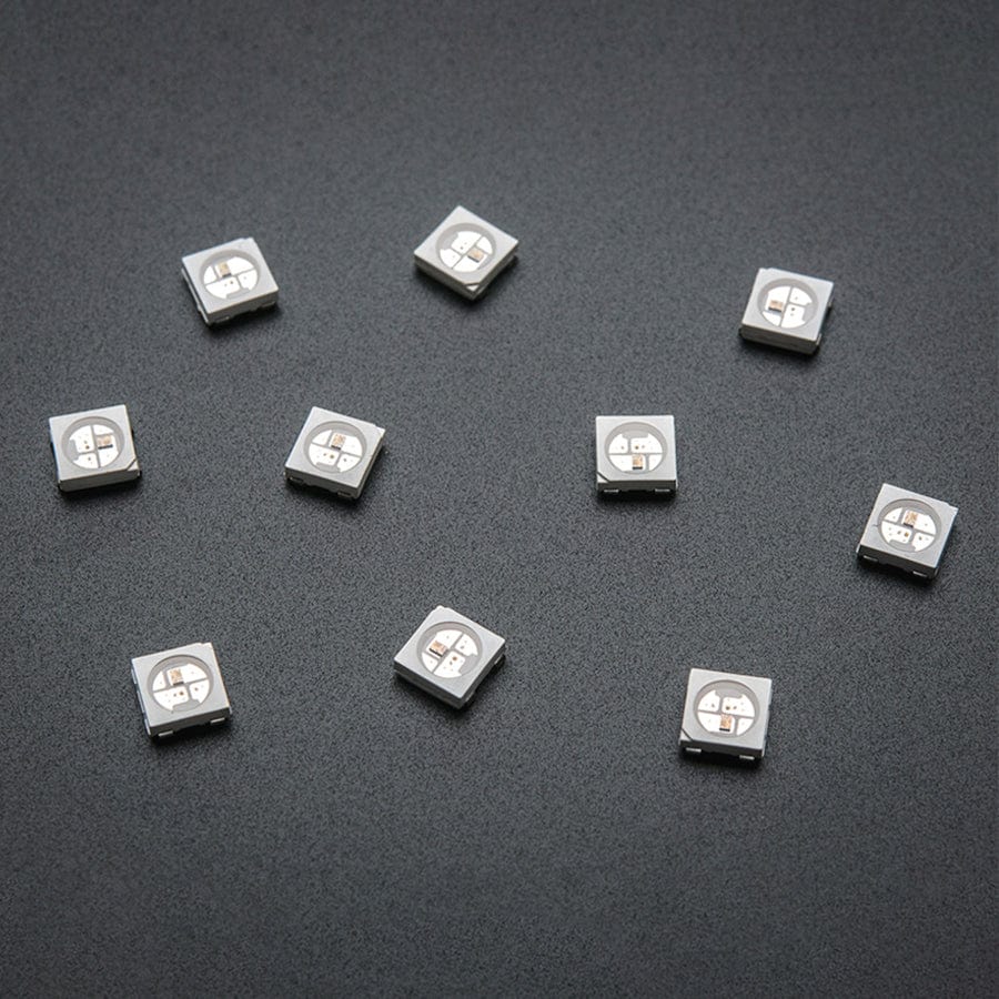 NeoPixel 5050 RGB LED with Integrated Driver Chip - 10 Pack by Adafruit - The Pi Hut