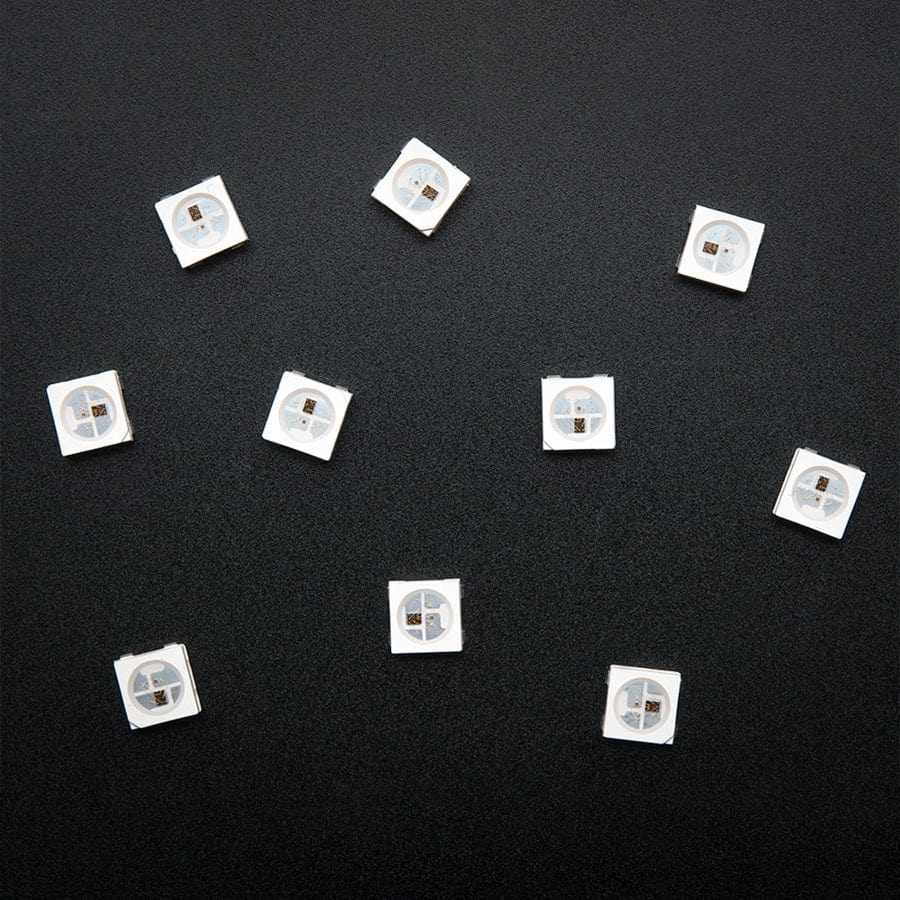 NeoPixel 5050 RGB LED with Integrated Driver Chip - 10 Pack by Adafruit - The Pi Hut