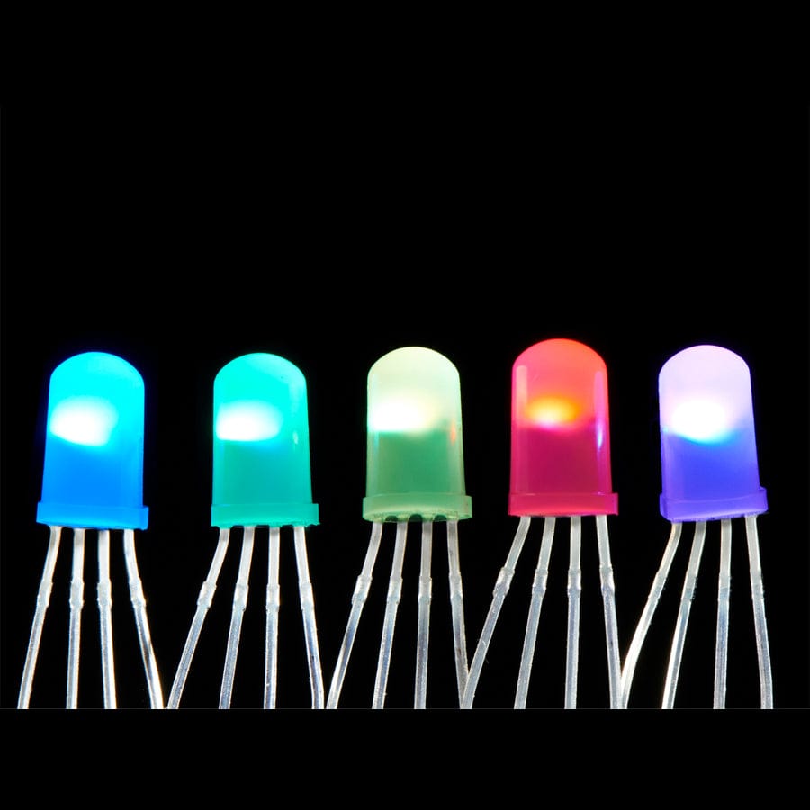 NeoPixel Diffused 5mm Through-Hole LED - 5 Pack by Adafruit - The Pi Hut
