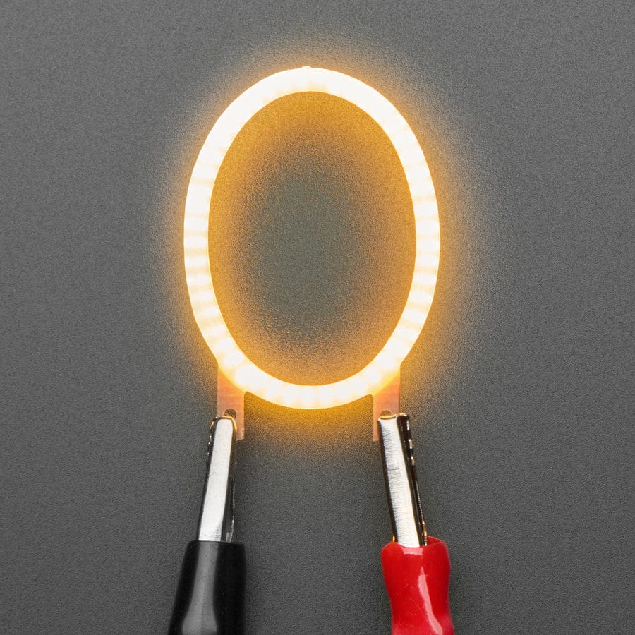 Number LED Filament - Warm White "0" by Adafruit - The Pi Hut