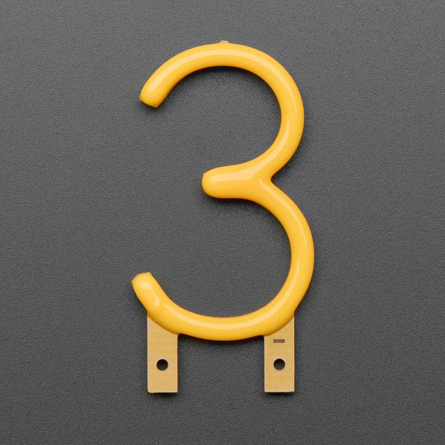 Number LED Filament - Warm White "3" by Adafruit - The Pi Hut