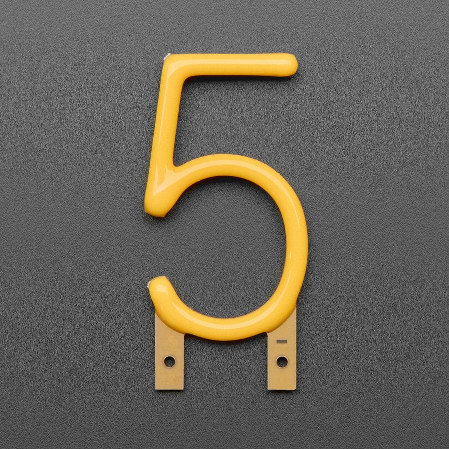 Number LED Filament - Warm White "5" by Adafruit - The Pi Hut