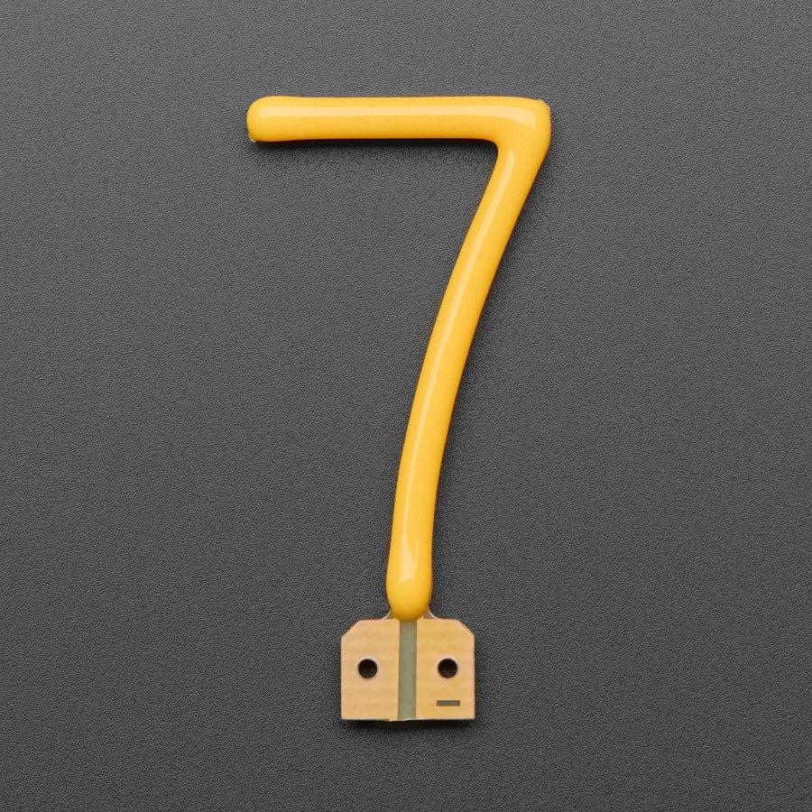 Number LED Filament - Warm White "7" by Adafruit - The Pi Hut