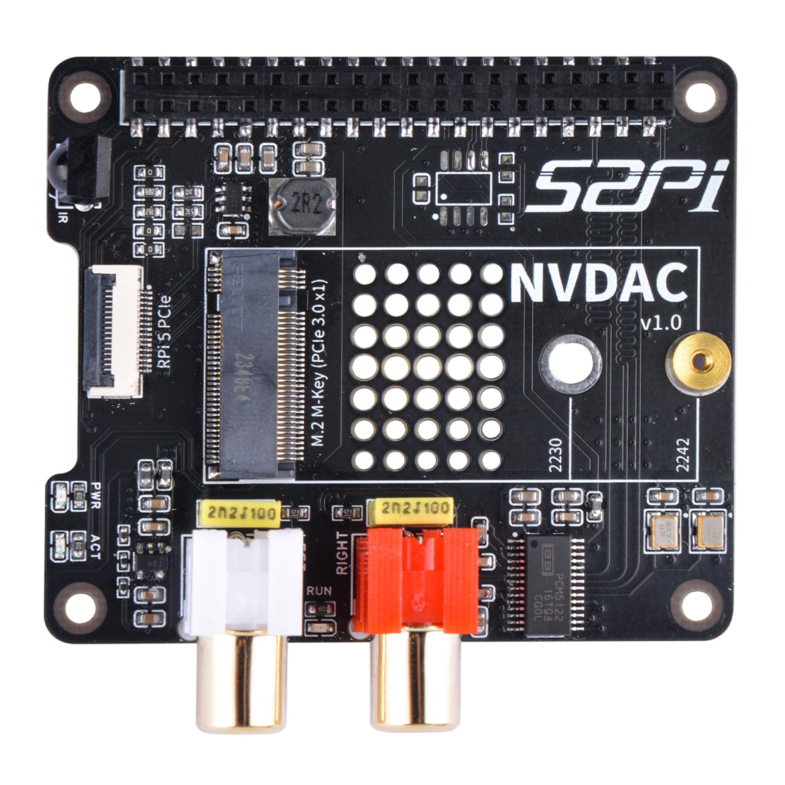 NVDAC for Raspberry Pi 5 by 52Pi - The Pi Hut
