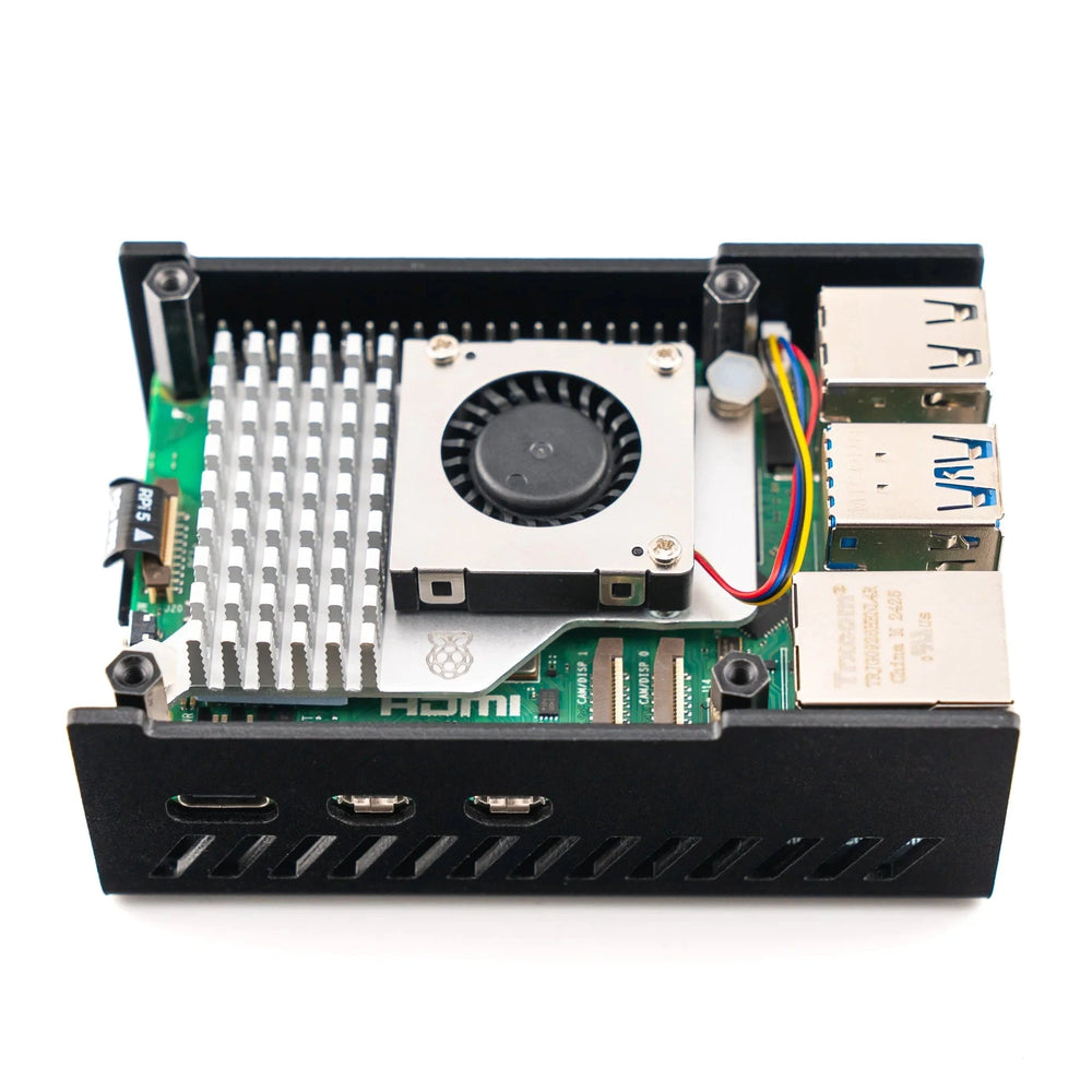 NVMe Base Case for Raspberry Pi 5 by Pimoroni - The Pi Hut