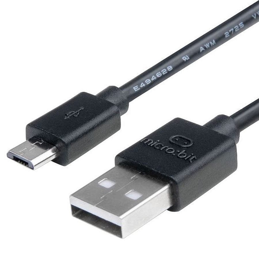 Official micro:bit USB-A to Micro-USB Cable by BBC micro:bit - The Pi Hut