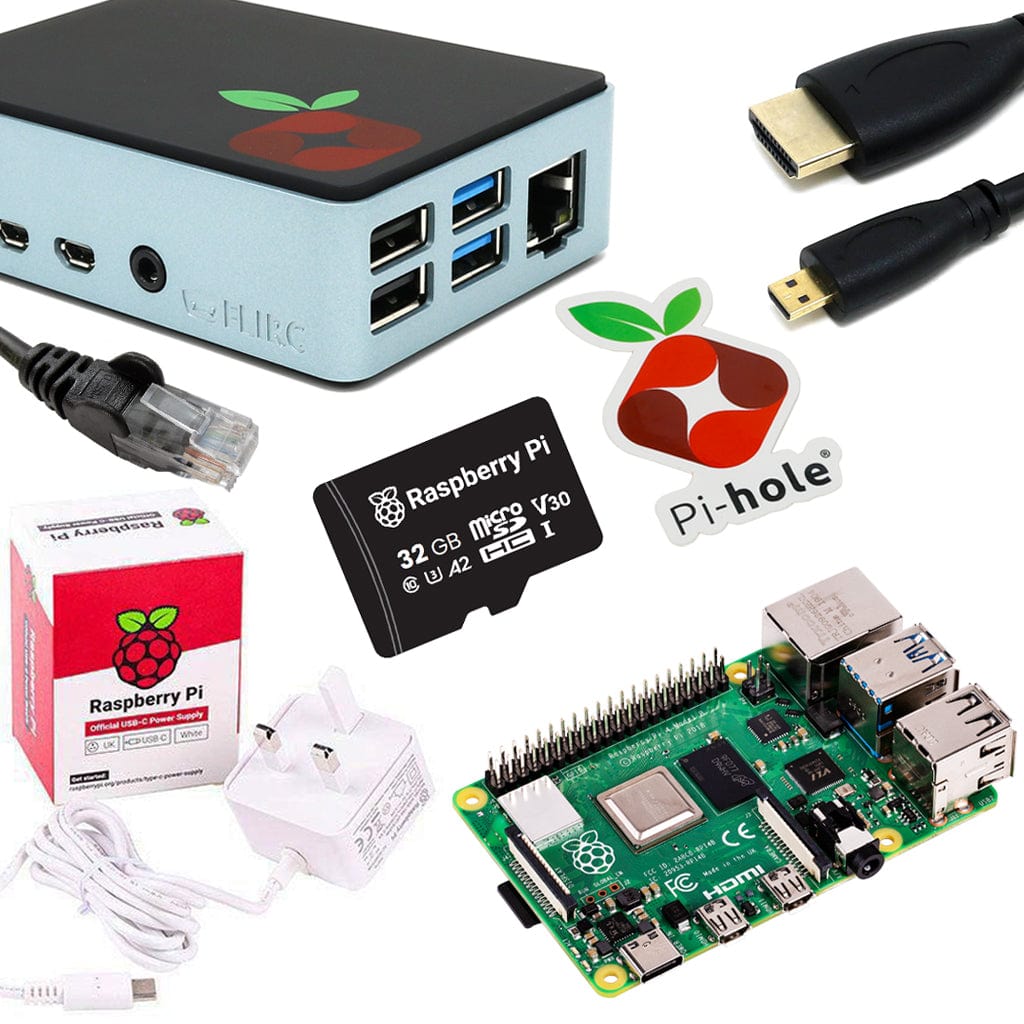 Official Pi-hole Raspberry Pi 4 Kit by The Pi Hut - The Pi Hut