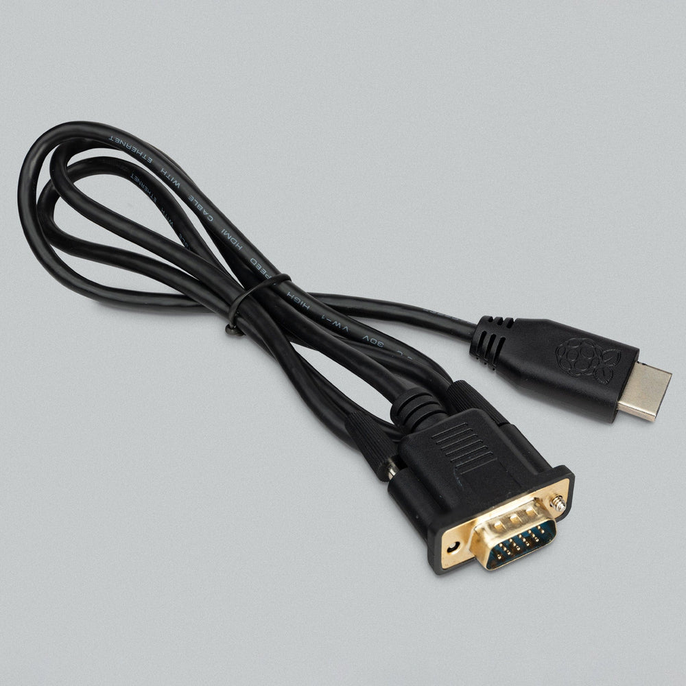 Raspberry Pi HDMI to VGA Cable by Raspberry Pi - The Pi Hut