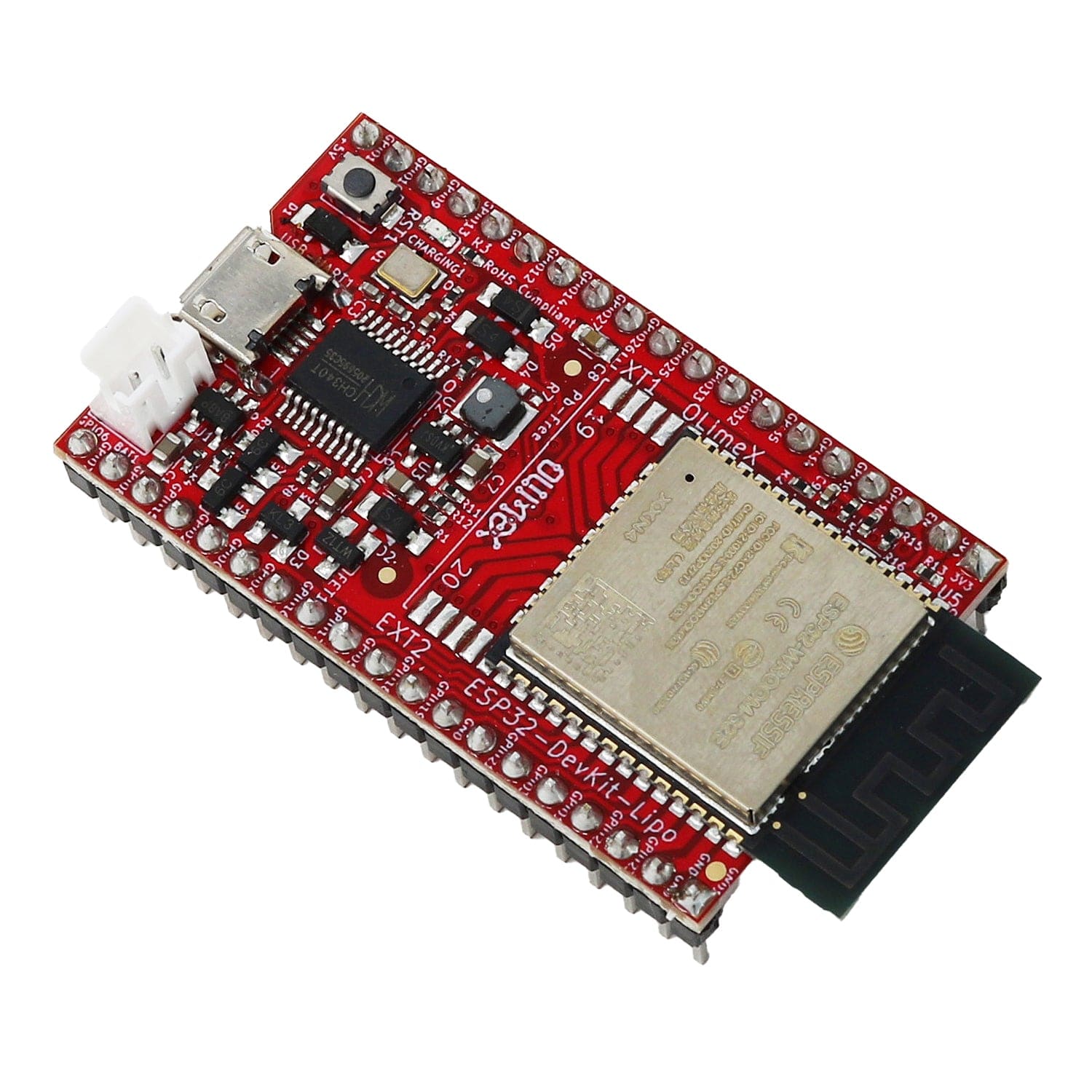 Olimex ESP32-DevKit-LiPo ESP32 Development Board by Olimex - The Pi Hut