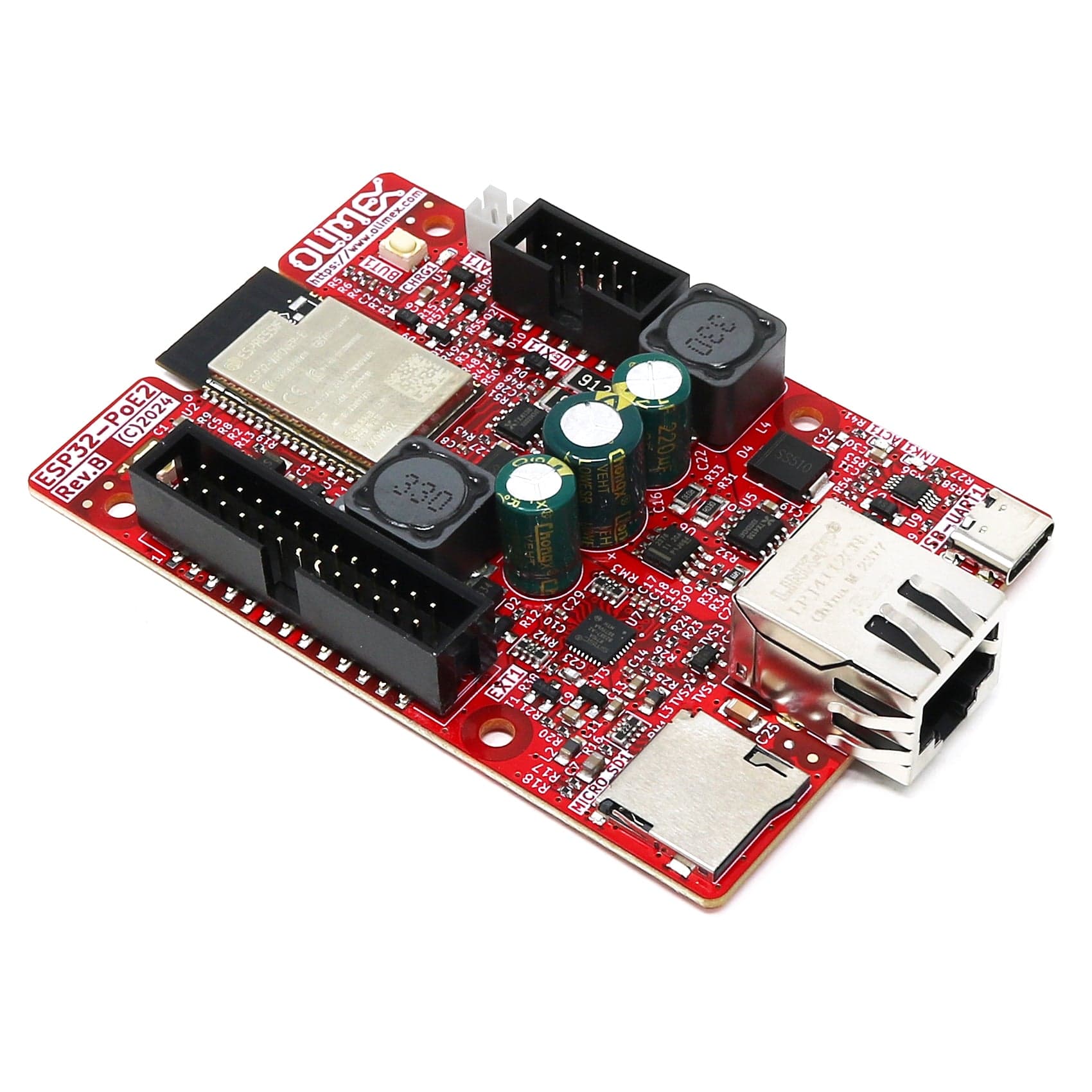 Olimex ESP32-POE2 IoT Board by Olimex - The Pi Hut