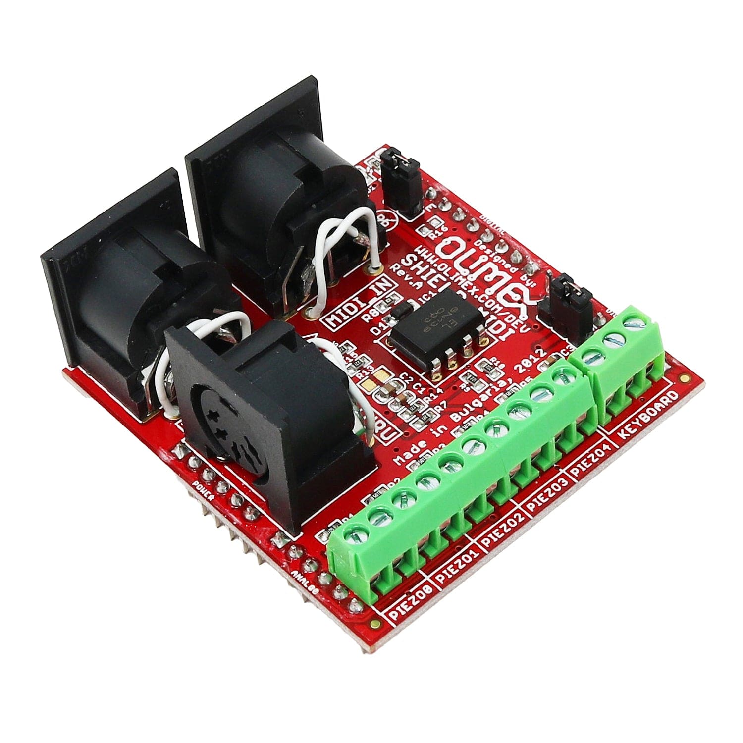 Olimex MIDI Shield for Arduino by The Pi Hut - The Pi Hut