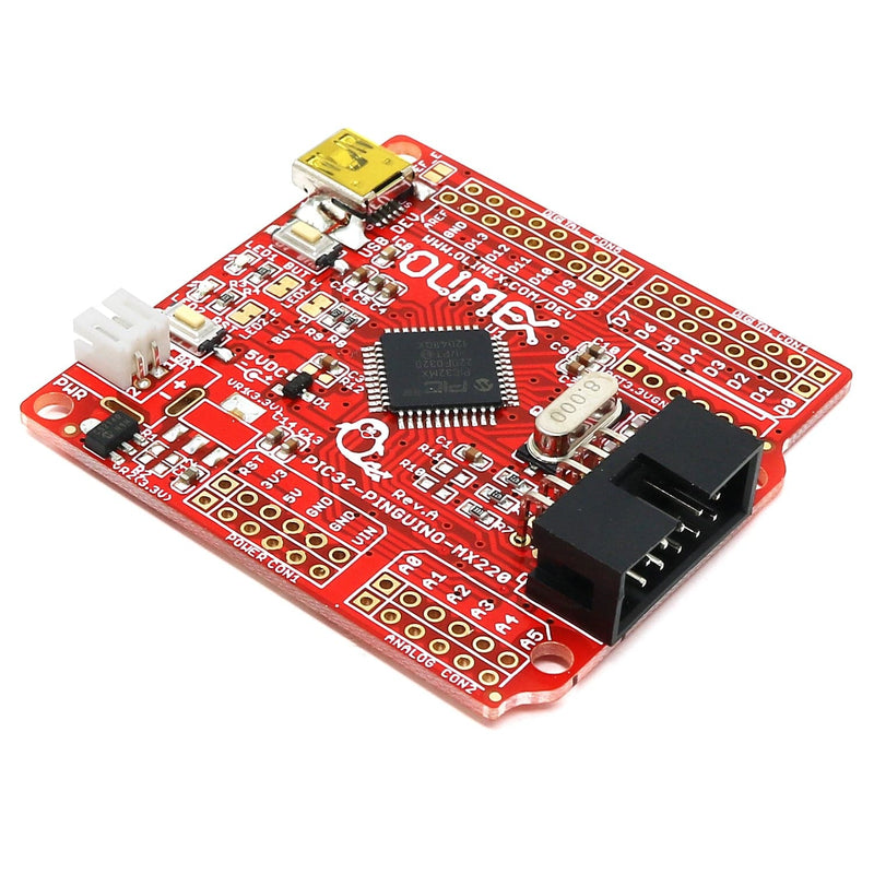 Olimex PIC32-PINGUINO-MX220 32-Bit Pinguino Development Board - The Pi Hut