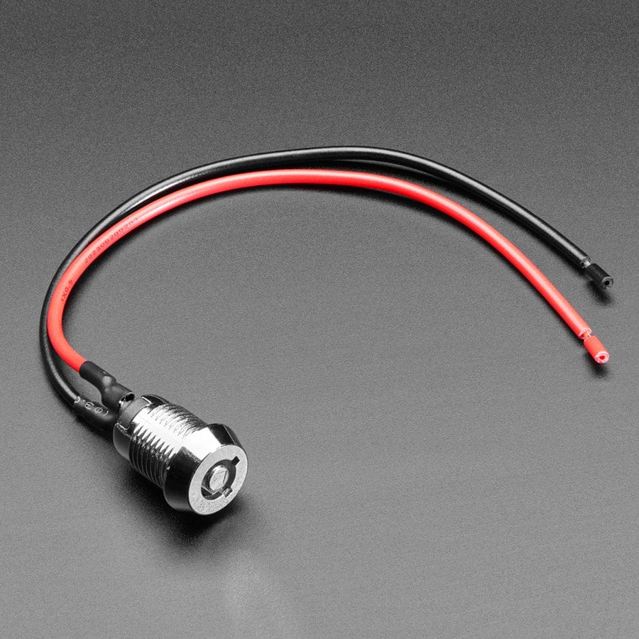 On/Off Round Key Lock Switch - 12mm Diameter by Adafruit - The Pi Hut