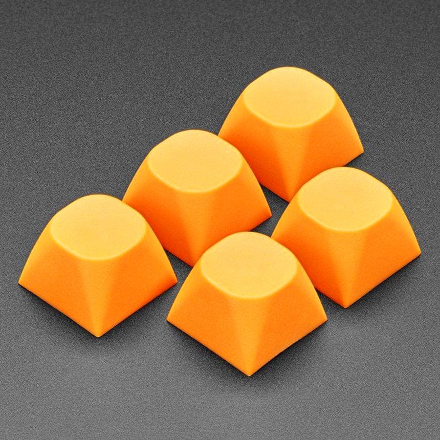 Orange MA Keycaps for MX Compatible Switches - 5 pack by The Pi Hut - The Pi Hut