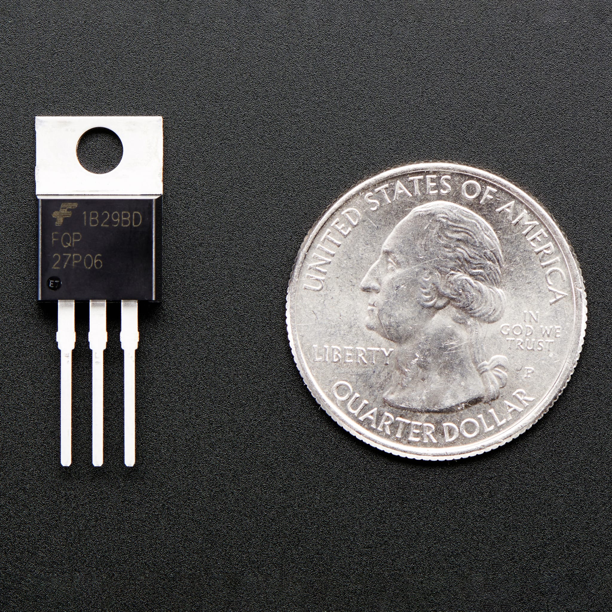 P-channel Power MOSFET - TO-220 Package (25A / 60V) by Adafruit - The Pi Hut