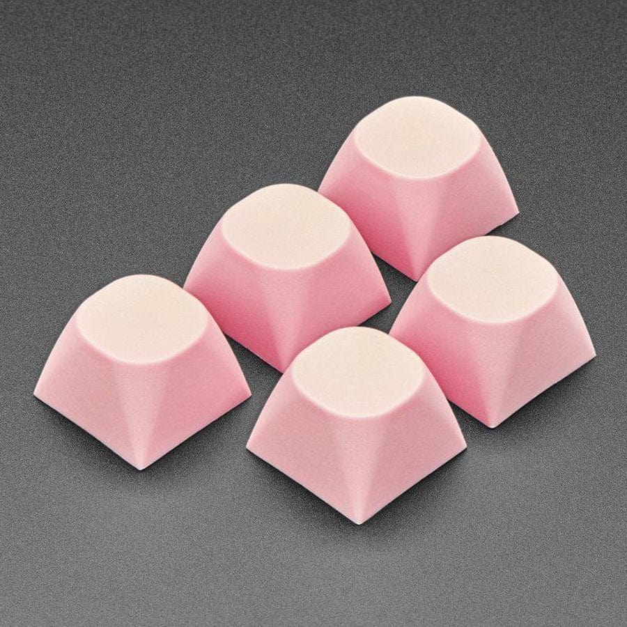 Pastel Pink MA Keycaps for MX Compatible Switches - 5 pack by The Pi Hut - The Pi Hut