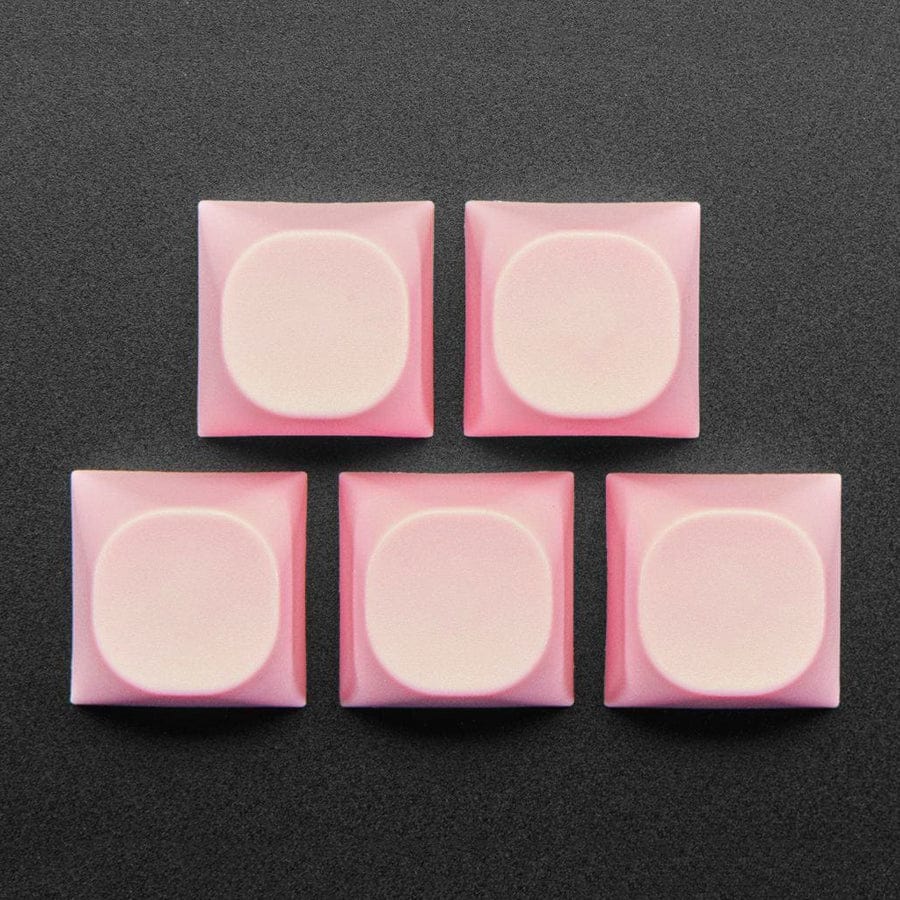 Pastel Pink MA Keycaps for MX Compatible Switches - 5 pack by The Pi Hut - The Pi Hut
