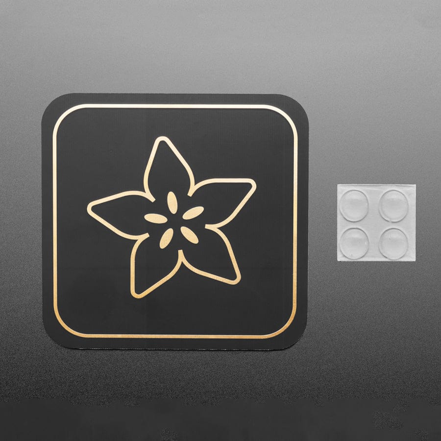 PCB Coaster with Gold Adafruit Logo by Adafruit - The Pi Hut