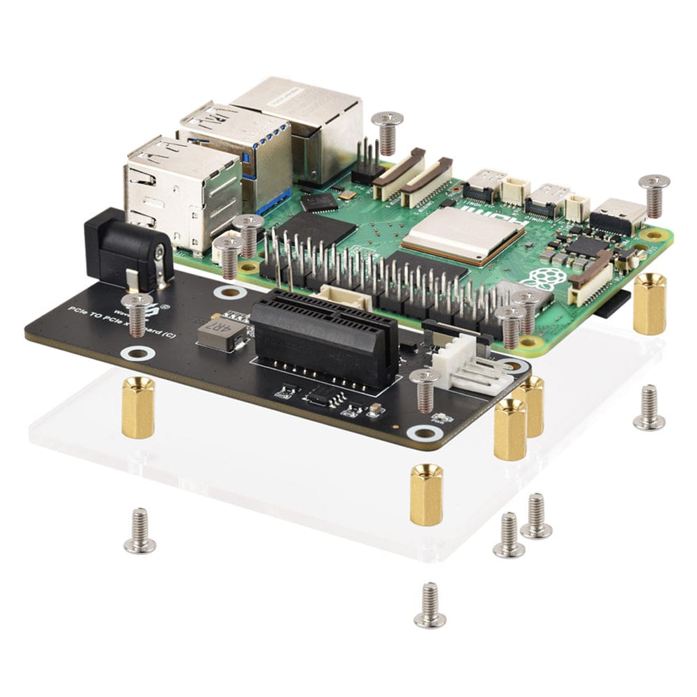 PCIe 1x Side Adapter for Raspberry Pi 5 by Waveshare - The Pi Hut